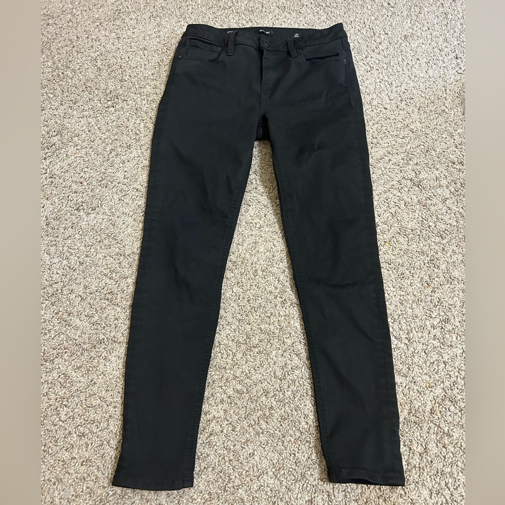 Miss Me Women’s Super Skinny Jeans Black Preppy Grunge Size 28